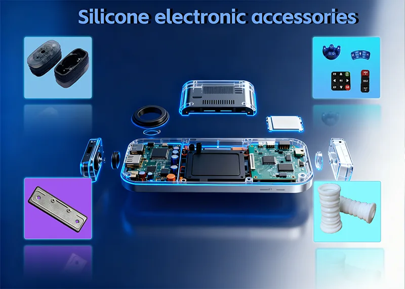 High temperature resistant silicone rubber parts for industrial robotics